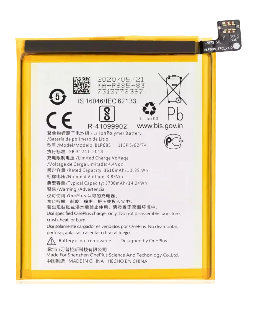 Baterie pro OnePlus 6T / 7 (BLP685)
