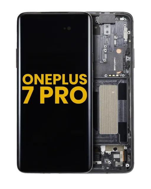 OLED displej s rámečkem pro OnePlus 7 Pro / 7T Pro (repasovaný) (Mirror Gray)