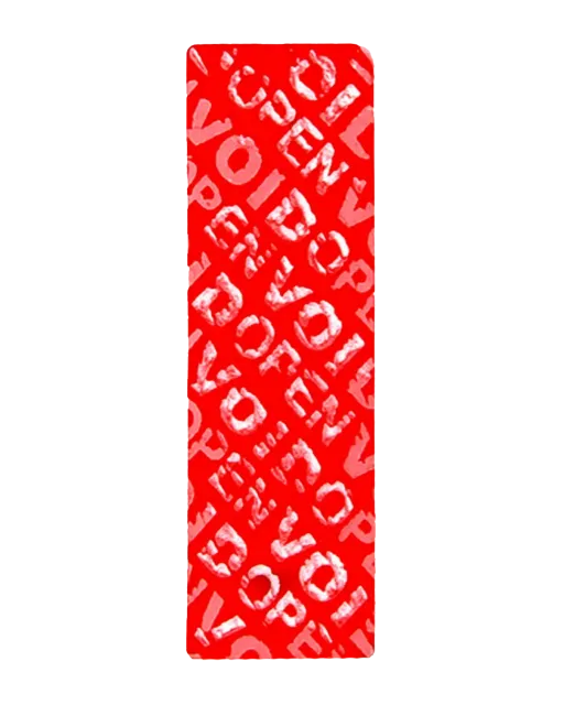 VOID nálepka pro OOW pro OnePlus (originál OEM) (červená) (balení 5 ks)