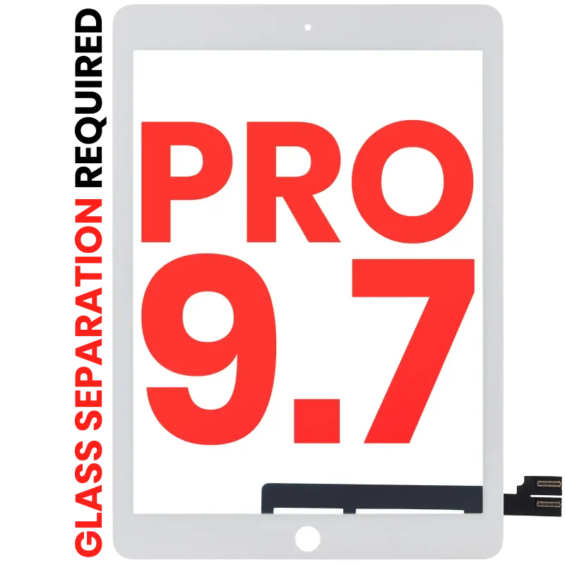 Dotyková vrstva (digitizér) pro iPad Pro 9.7" (předinstalovaná OCA, nutné oddělení skla) (Aftermarket Plus) (bílá)