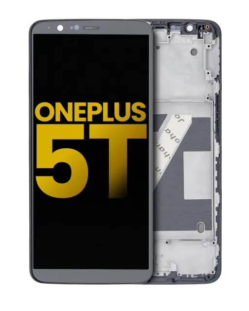 OLED displej s rámečkem pro OnePlus 5T (repasovaný) (černá)