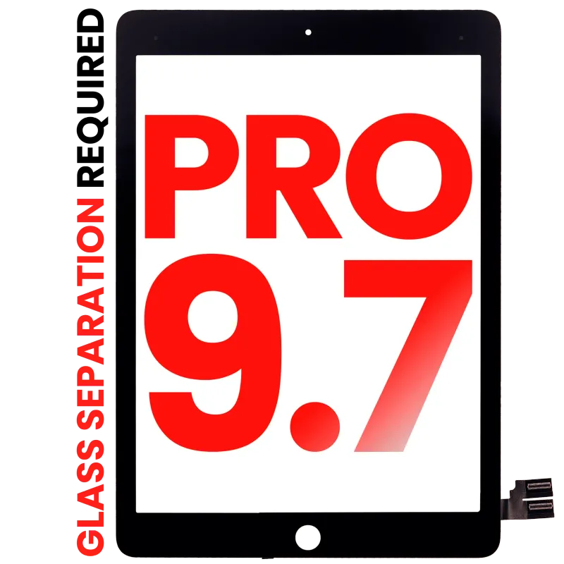 Dotyková vrstva (digitizér) pro iPad Pro 9.7" (předinstalovaná OCA, nutné oddělení skla) (Aftermarket Plus) (černá)