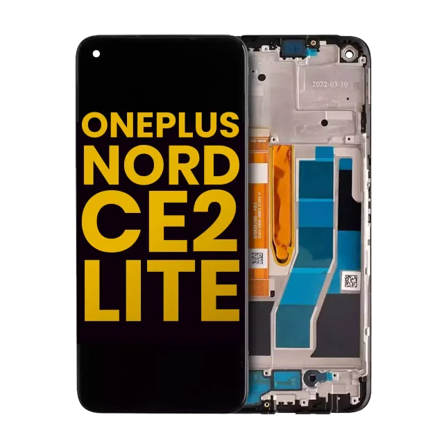 LCD displej s rámečkem pro OnePlus Nord CE2 Lite 5G (repasovaný) (všechny barvy)