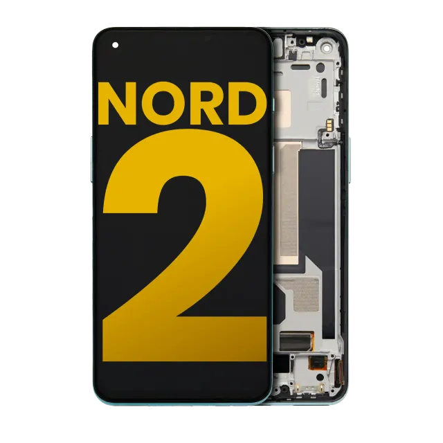 OLED displej s rámečkem pro OnePlus Nord 2 5G (repasovaný) (Green Wood)