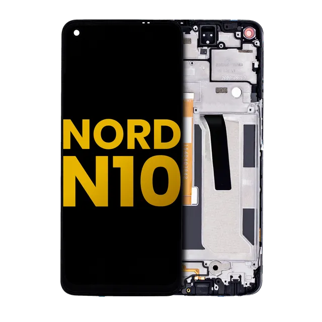 LCD displej s rámečkem pro OnePlus Nord N10 5G (repasovaný) (Midnight Ice)