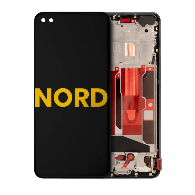 OLED displej s rámečkem pro OnePlus Nord (repasovaný) (Gray Onyx)
