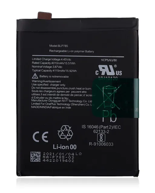 Baterie pro OnePlus Nord 4G (BLP785)