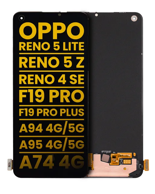 OLED displej bez rámečku pro OPPO Reno 4 SE / Reno 5 Lite / Reno 5F / Reno 5 Z / Reno 6 Lite / F19 Pro / A74 4G / A94 5G / A95 4G / A95 5G / Realme V15 5G (repasovaný) (všechny barvy) (04 Version)