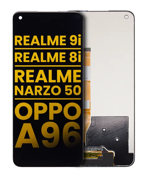 LCD displej bez rámečku pro Realme 9i / OPPO A96 / K10 (repasovaný) (všechny barvy)