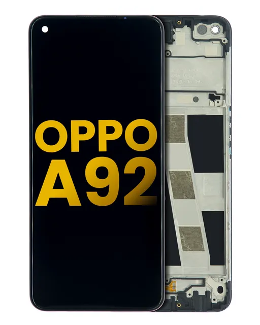 LCD displej s rámečkem pro OPPO A92 (repasovaný) (všechny barvy)