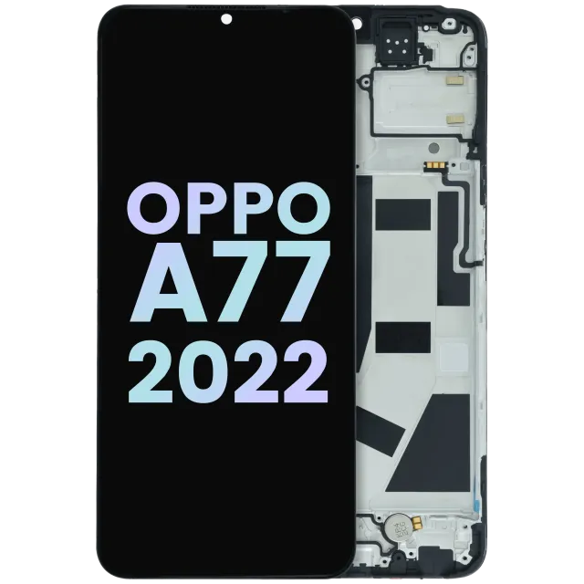 LCD displej s rámečkem pro Oppo A77 5G (2022) (originál OEM) (všechny barvy)