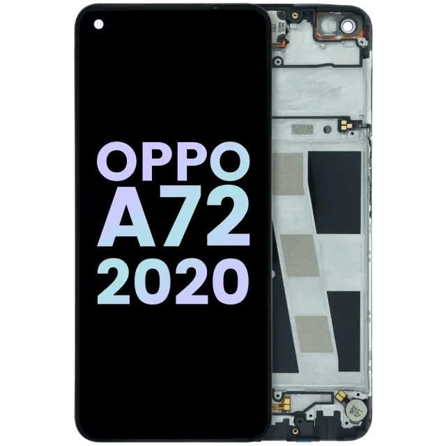 LCD displej s rámečkem pro Oppo A72 (2020) (originál OEM) (všechny barvy)