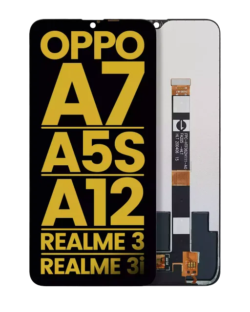 LCD displej bez rámečku pro OPPO A7 / A5s / A12 / Realme 3 / 3i (repasovaný) (všechny barvy)