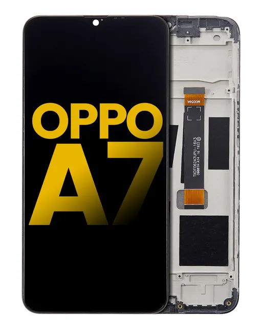 LCD displej s rámečkem pro OPPO A7 (repasovaný) (všechny barvy)