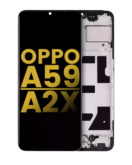 LCD displej s rámečkem pro OPPO A59 / A2X (repasovaný) (všechny barvy)