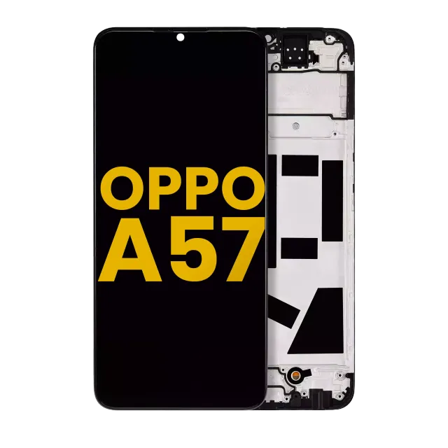 LCD displej s rámečkem pro OPPO A57 4G (repasovaný) (všechny barvy)