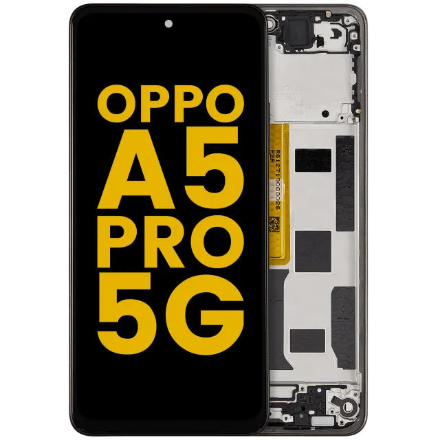 LCD displej s rámečkem pro OPPO A5 Pro 5G (repasovaný) (Mocha Brown)
