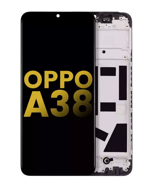 LCD displej s rámečkem pro OPPO A38 (repasovaný) (všechny barvy)