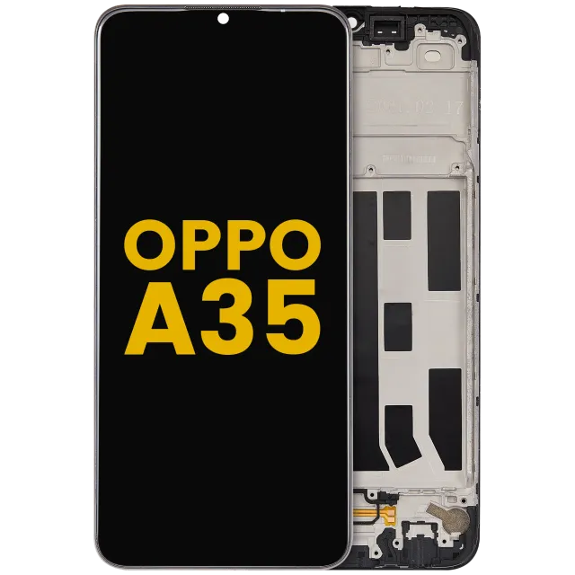 LCD displej s rámečkem pro Oppo A35 (2021) (repasovaný) (všechny barvy)