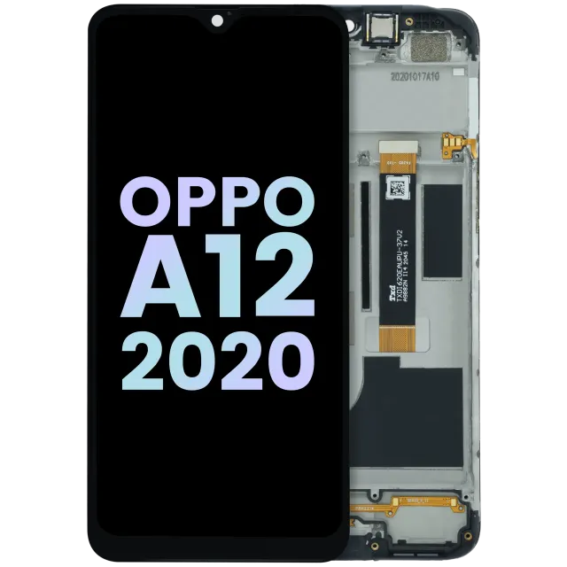 LCD displej s rámečkem pro Oppo A12 (2020) (originál OEM) (všechny barvy)