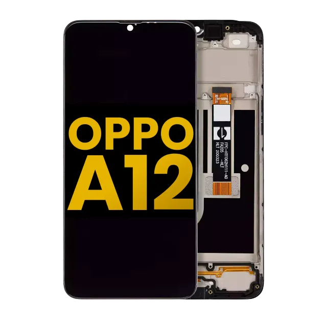 LCD displej s rámečkem pro OPPO A12 (repasovaný) (všechny barvy)