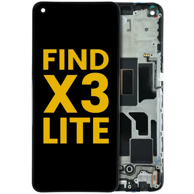 OLED displej s rámečkem pro OPPO Find X3 Lite (repasovaný) (všechny barvy)