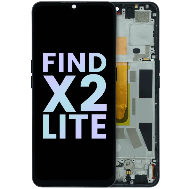 OLED displej s rámečkem pro Oppo Find X2 Lite (2020) (Service Pack) (Moonlight Black)