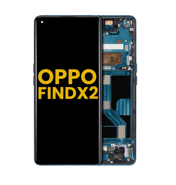 OLED displej s rámečkem pro OPPO Find X2 (repasovaný) (Ocean)