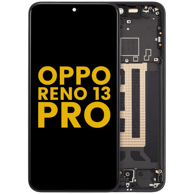 OLED displej s rámečkem pro Oppo Reno 13 Pro (repasovaný) (Graphite Grey)