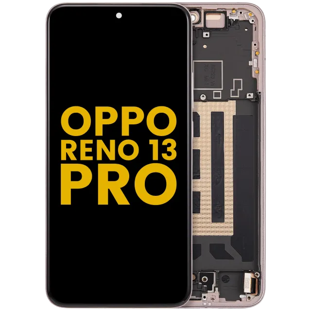 OLED displej s rámečkem pro Oppo Reno 13 Pro (repasovaný) (růžová)