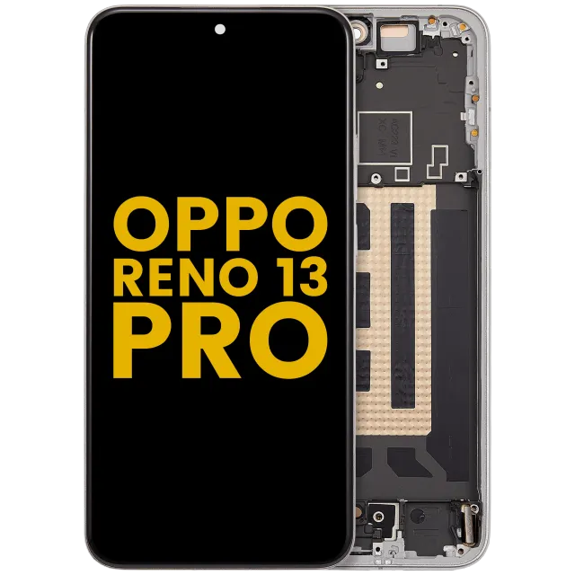OLED displej s rámečkem pro Oppo Reno 13 Pro (repasovaný) (Plume White)