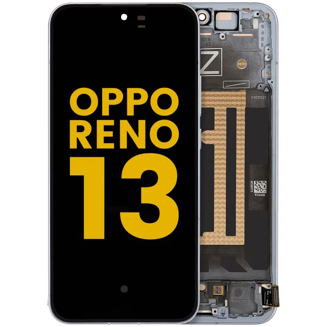 OLED displej s rámečkem pro OPPO Reno 13 (repasovaný) (modrá)