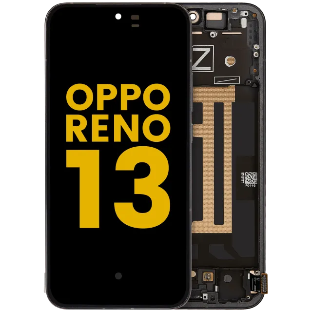 OLED displej s rámečkem pro OPPO Reno 13 (repasovaný) (černá)