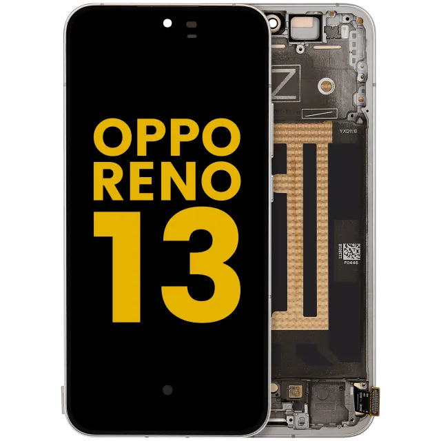 OLED displej s rámečkem pro OPPO Reno 13 (repasovaný) (Plume White)