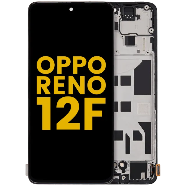 OLED displej s rámečkem pro Oppo Reno12 F 4G / Reno12 F 5G / F27 (repasovaný) (všechny barvy)
