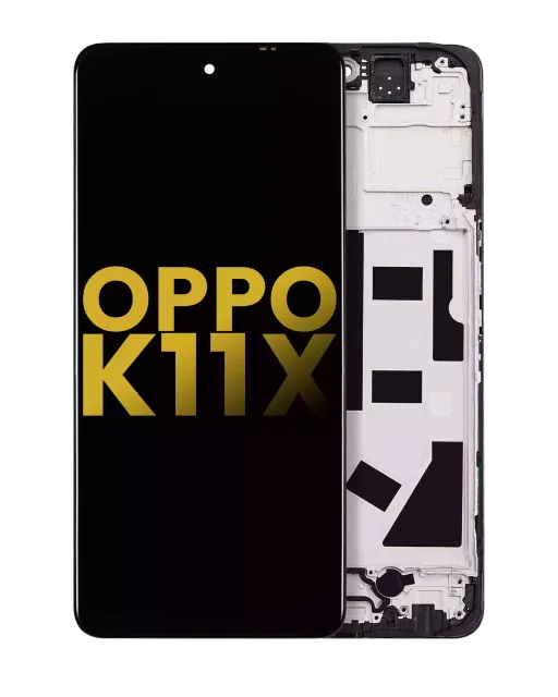 LCD displej s rámečkem pro OPPO K11X (repasovaný) (všechny barvy)