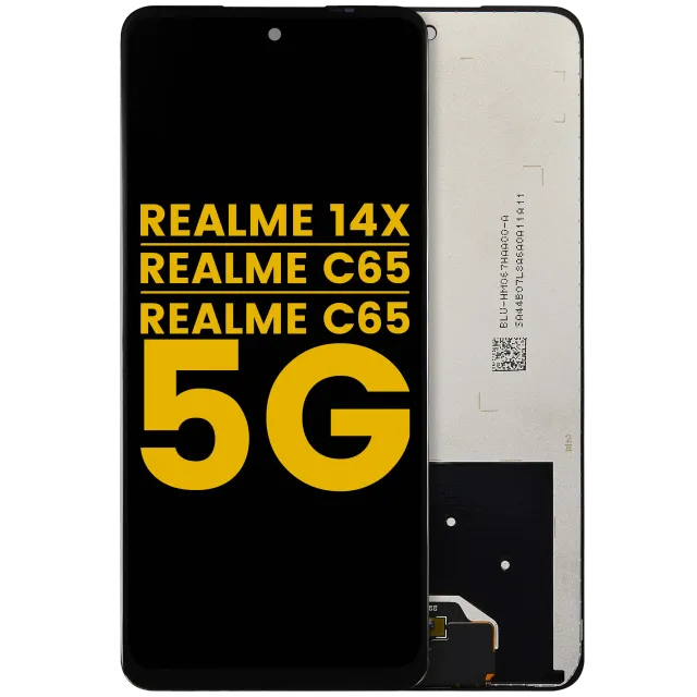 LCD displej bez rámečku pro Realme C65 / Realme C65 5G / Realme 14x (repasovaný) (všechny barvy)