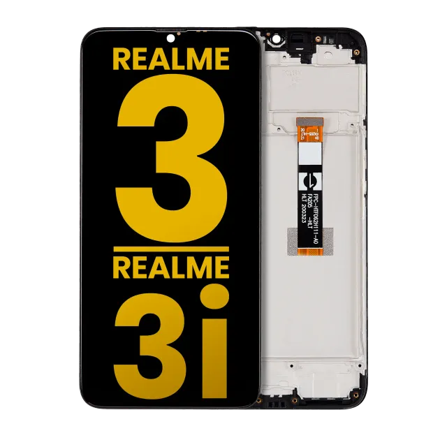 LCD displej s rámečkem pro Realme 3 / 3i (repasovaný) (všechny barvy)