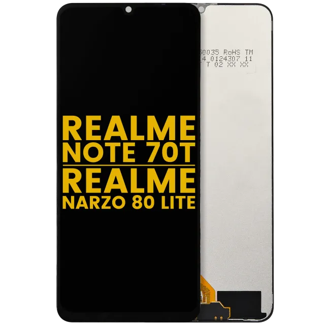 LCD displej bez rámečku pro Realme Note 70 / Note 70 T / Narzo 80 Lite (repasovaný) (všechny barvy)