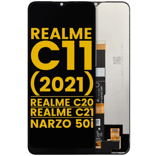 LCD displej bez rámečku pro Realme C11 (2021) / C20 / C21 / Narzo 50i (repasovaný) (všechny barvy)