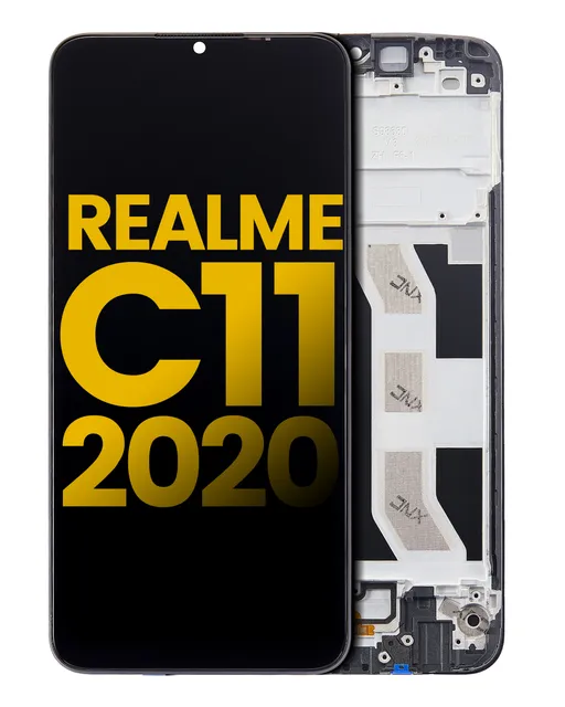 LCD displej s rámečkem pro Realme C11 (2020) (repasovaný) (všechny barvy)