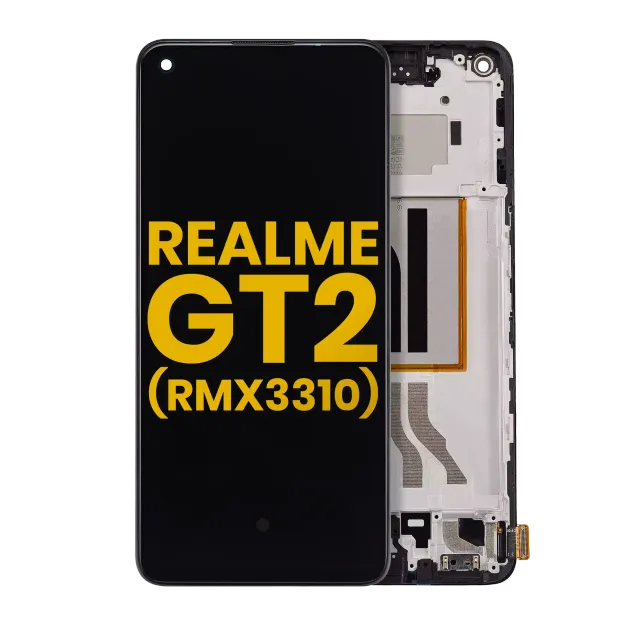OLED displej s rámečkem pro Realme GT2 (RMX3310) (repasovaný) (všechny barvy)