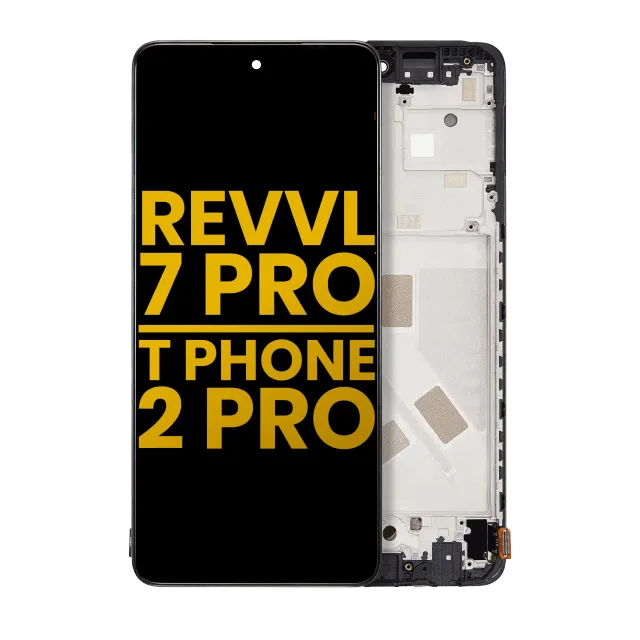 OLED displej s rámečkem pro T-Mobile Revvl 7 Pro / T Phone 2 Pro 5G (repasovaný) (všechny barvy)