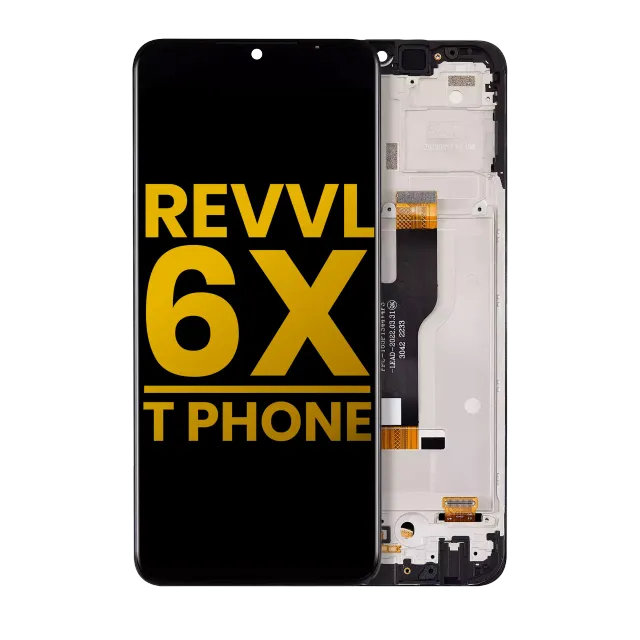 LCD displej s rámečkem pro T-Mobile Revvl 6X 5G / T Phone (repasovaný) (všechny barvy)