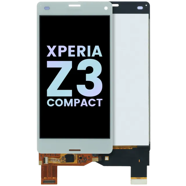 LCD displej bez rámečku pro Sony Xperia Z3 Compact (originál OEM) (bílá)