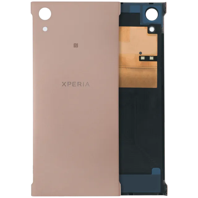 Zadní sklo bez sklíčka kamery pro Sony Xperia XA1 (Genuine) (růžově zlatá)