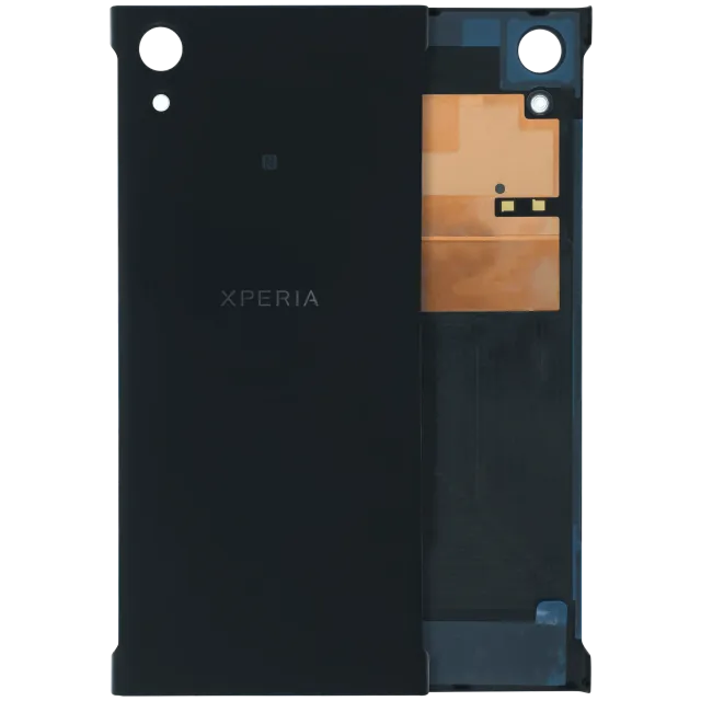Zadní sklo bez sklíčka kamery pro Sony Xperia XA1 (Genuine) (černá)