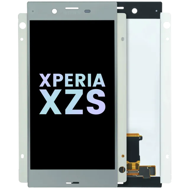 LCD displej bez rámečku pro Sony Xperia XZs (Genuine) (stříbrná)