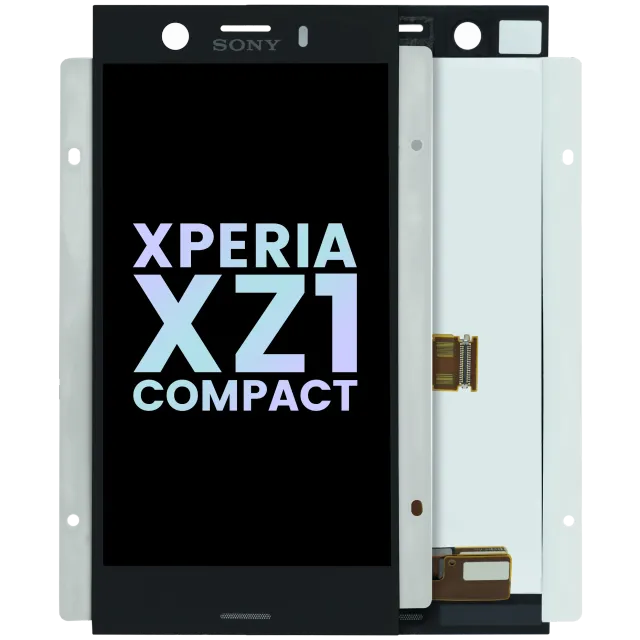 LCD panel bez rámečku pro Sony Xperia XZ1 Compact (Genuine) (černá)