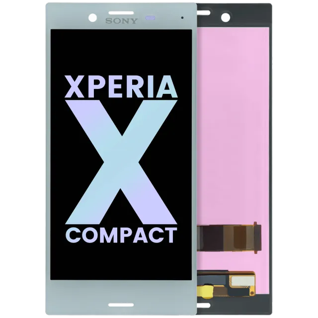 LCD displej bez rámečku pro Sony Xperia X Compact (originál OEM) (bílá)